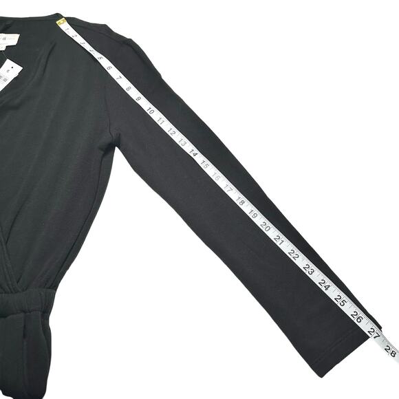 Lou & Grey | Women | Signature Soft Blend Black Crossover Jumpsuit | Size Medium - Picture 7 of 11